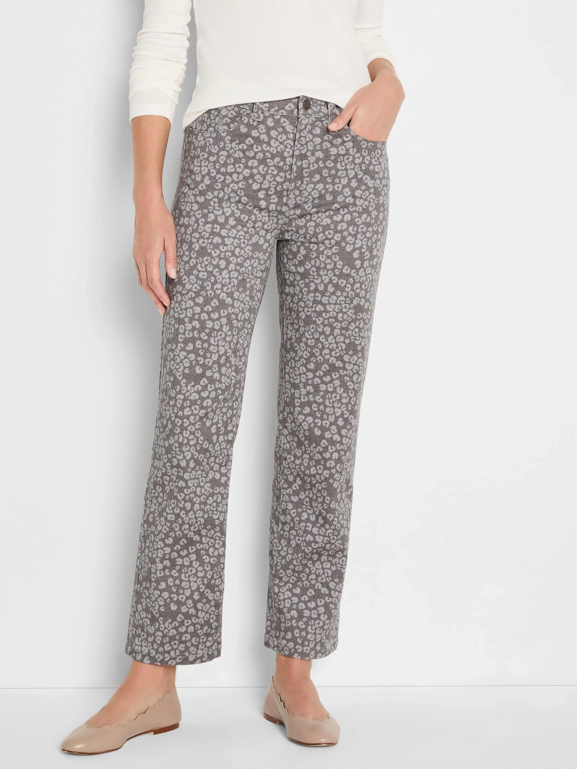 28" Leopard Print Jean - Image 4