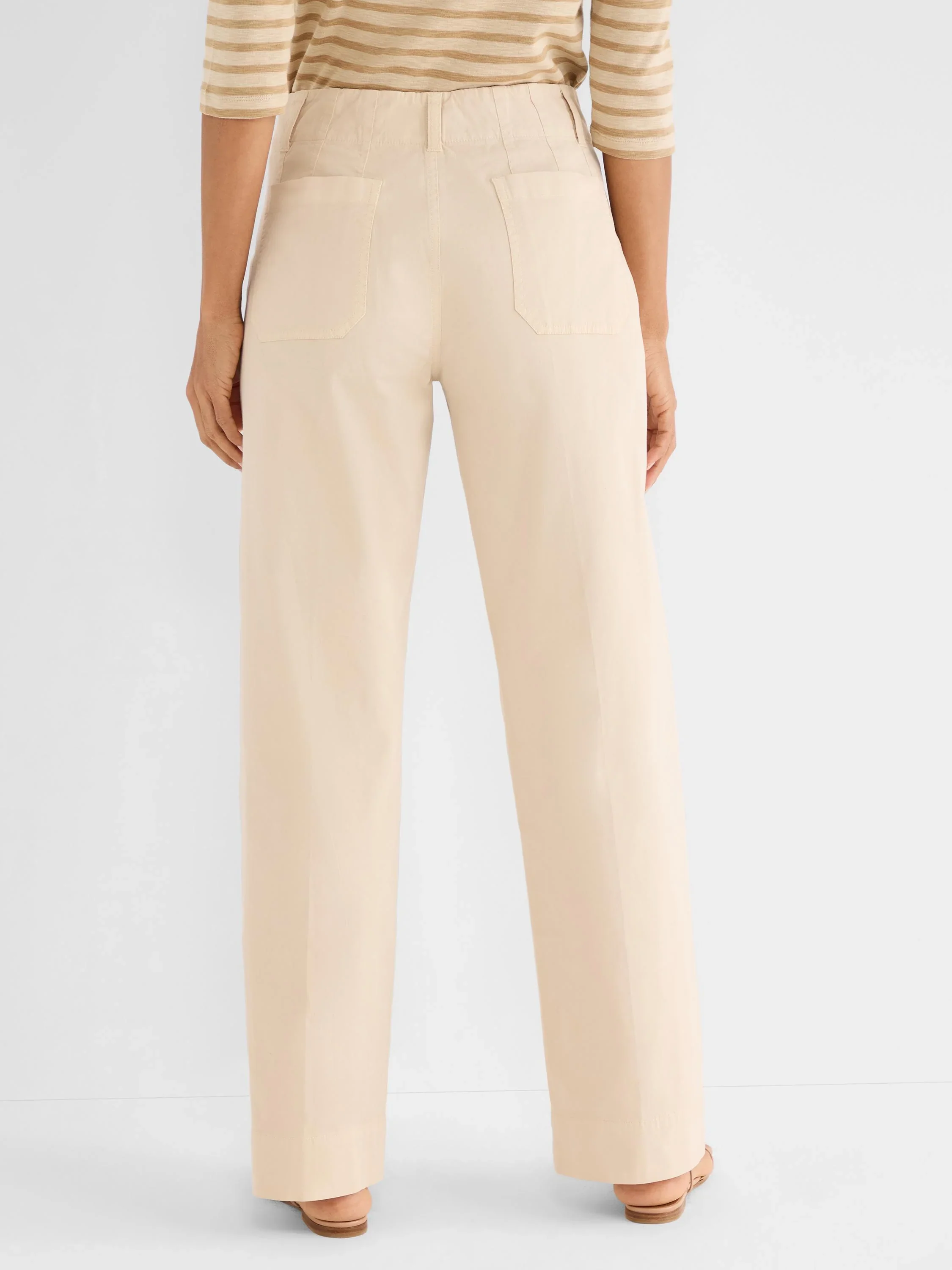 31" Highland Wide Leg Soft Stretch Pant - Image 4