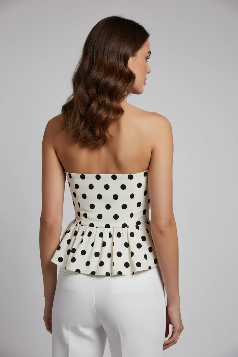 ARIANA STRAPLESS TOP - Image 2