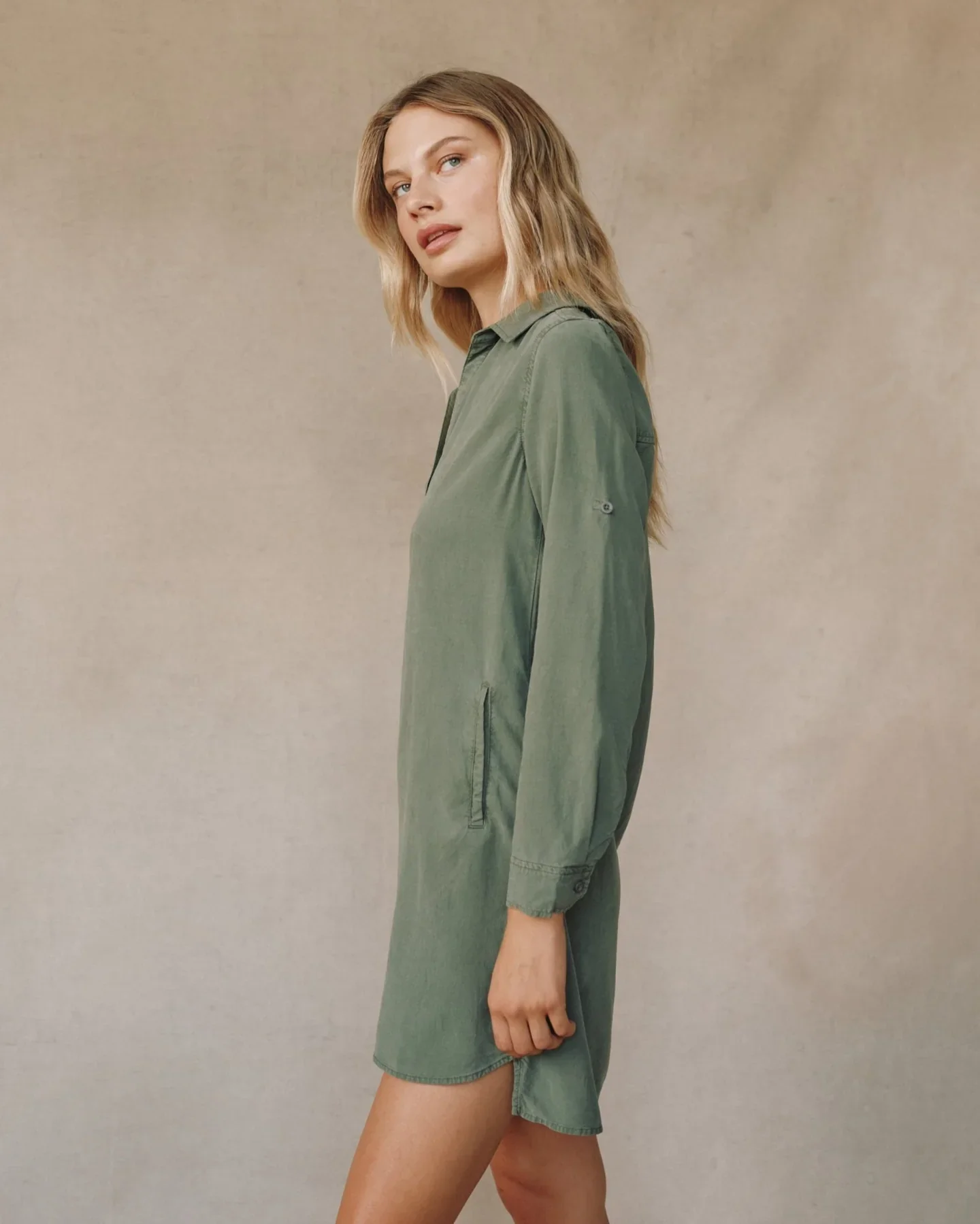 Long Sleeve A-Line Dress - Image 15
