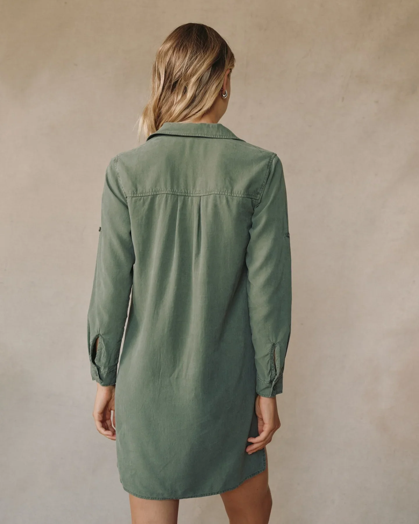 Long Sleeve A-Line Dress - Image 18