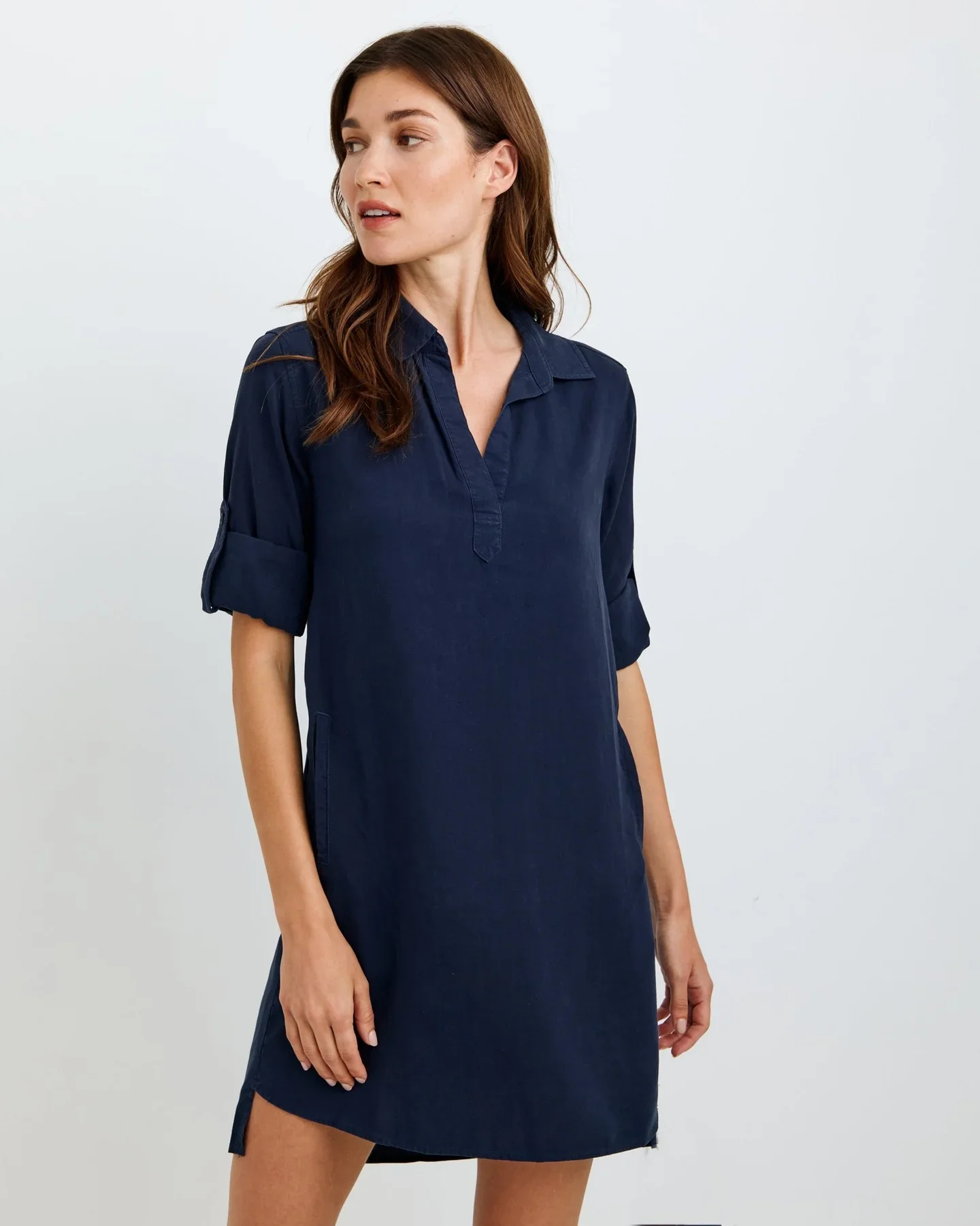 Long Sleeve A-Line Dress - Image 4