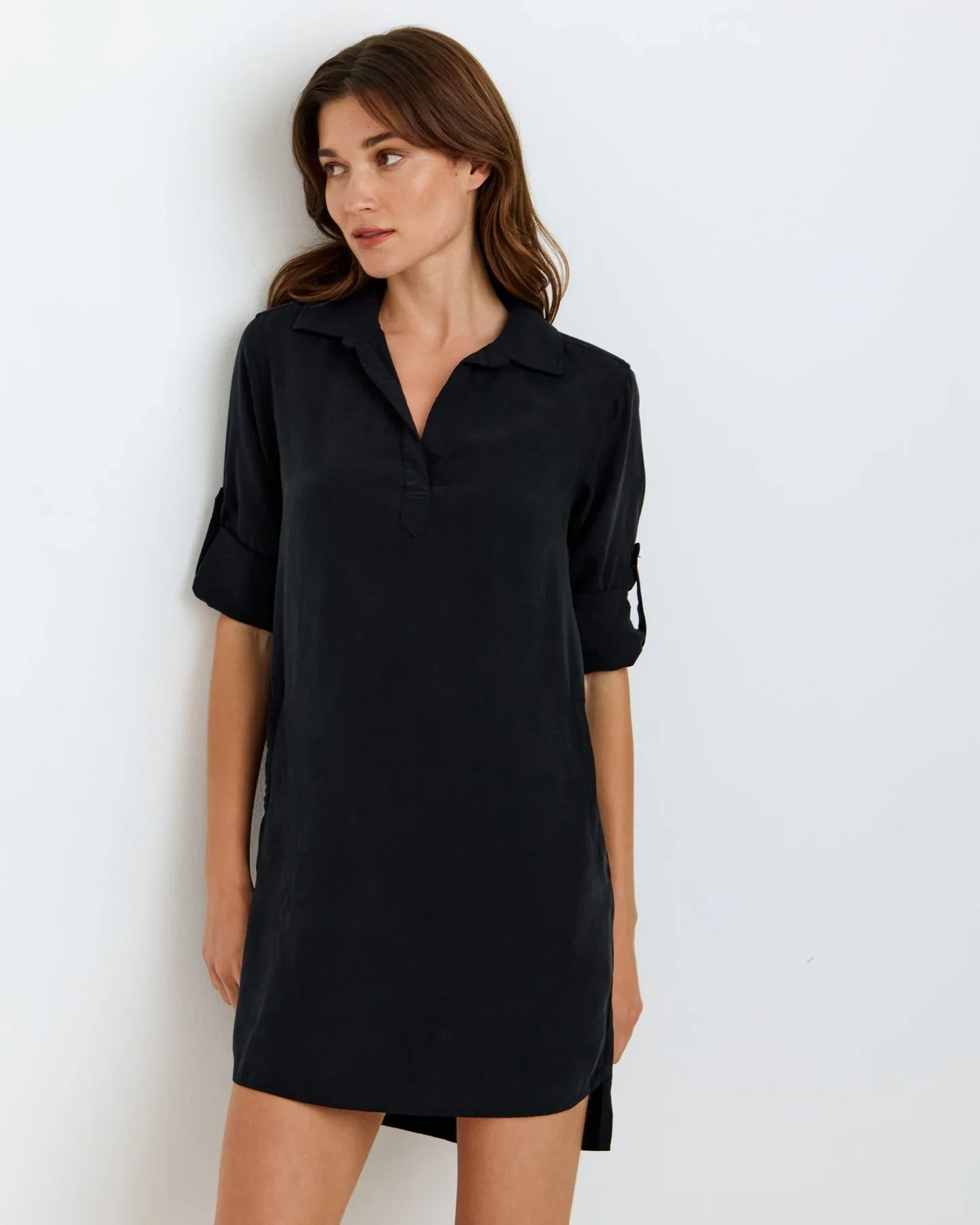 Long Sleeve A-Line Dress - Image 6