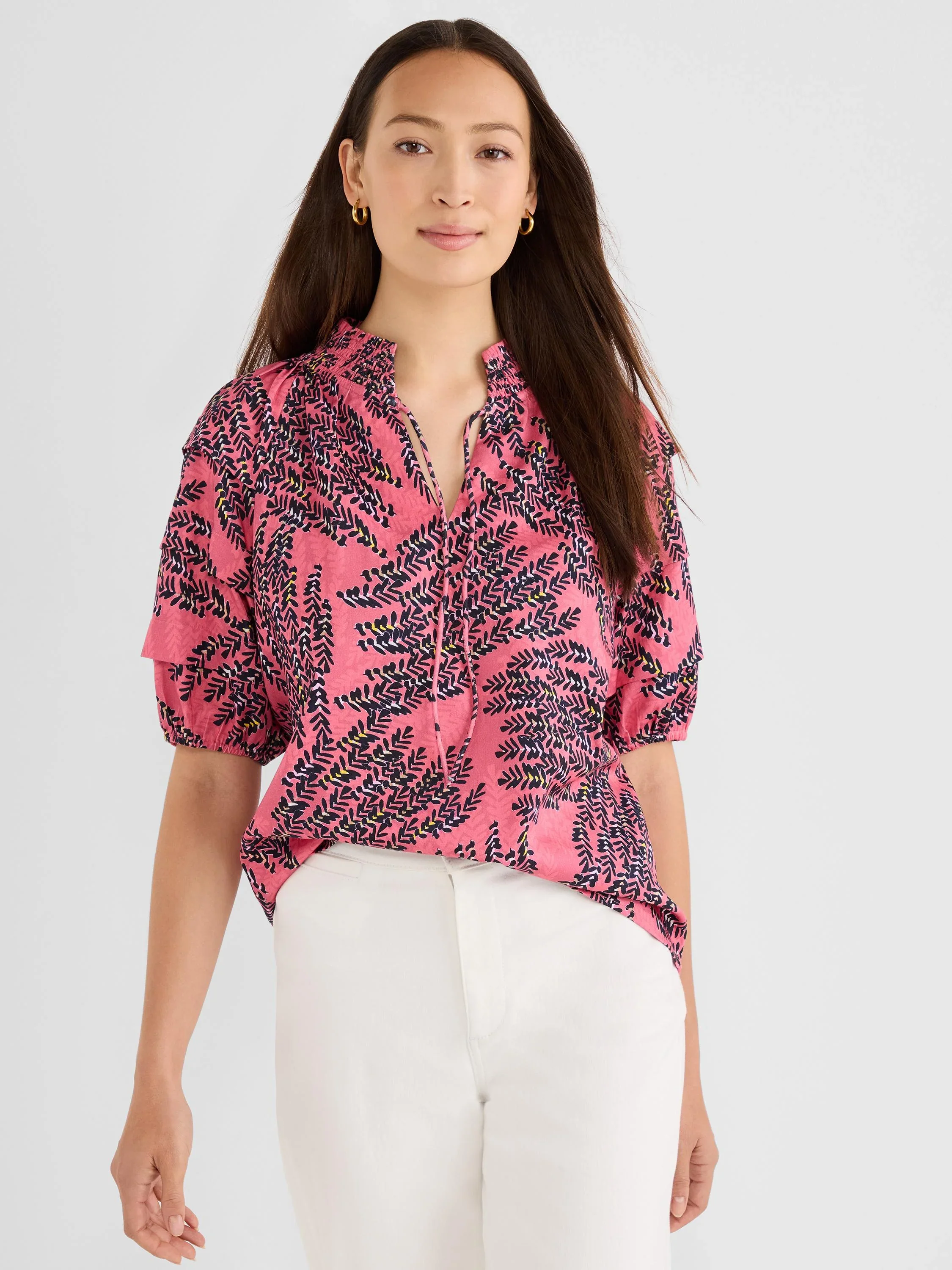 Blush of Spring Peasant Top - Image 4