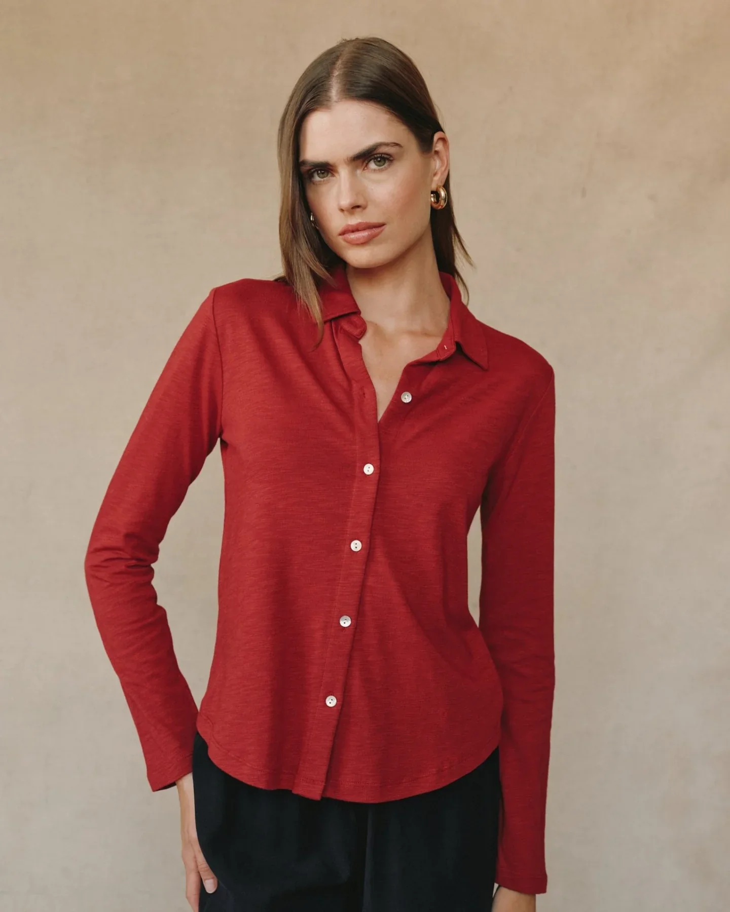 Button Up Knit Top - Image 12