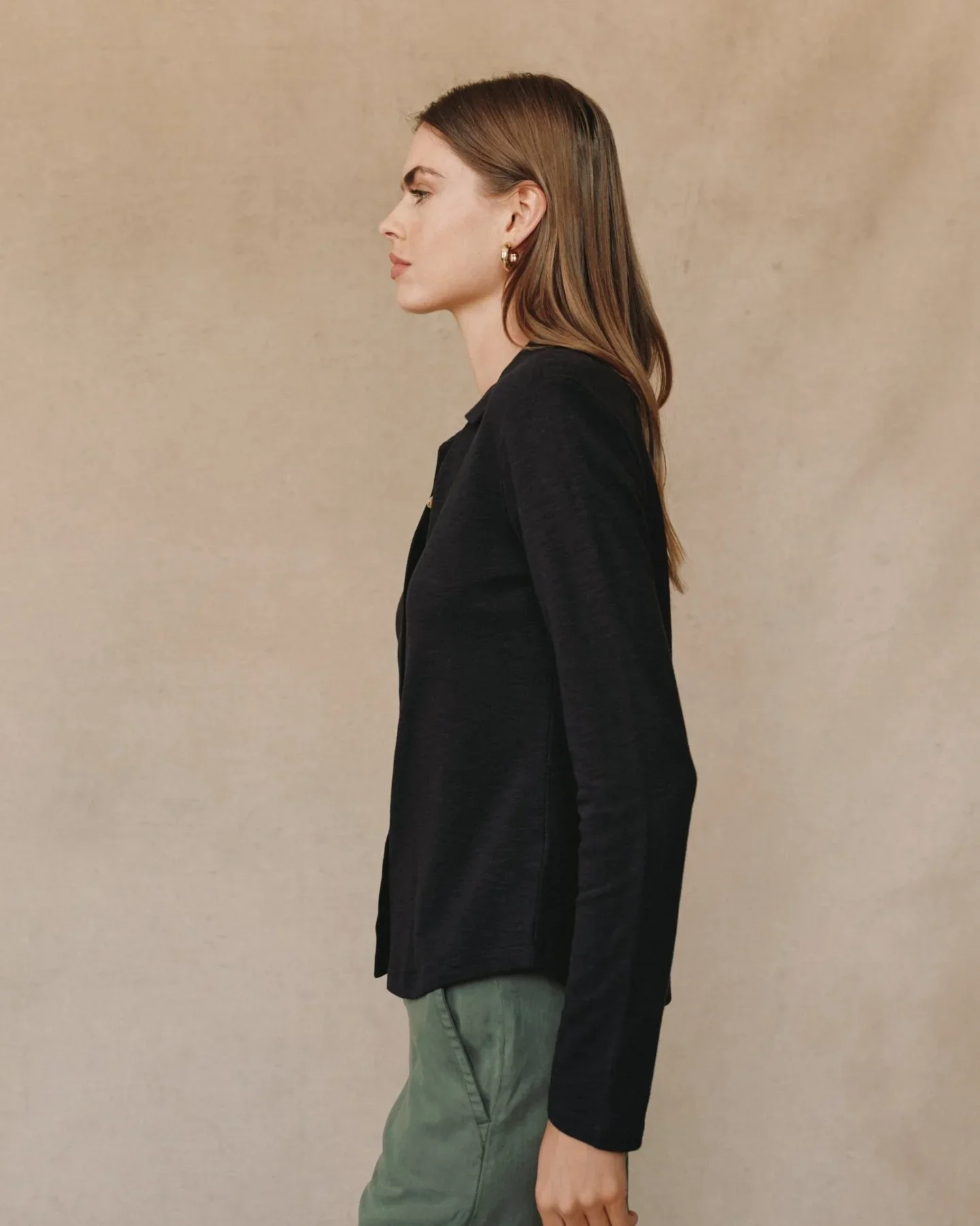 Button Up Knit Top - Image 4