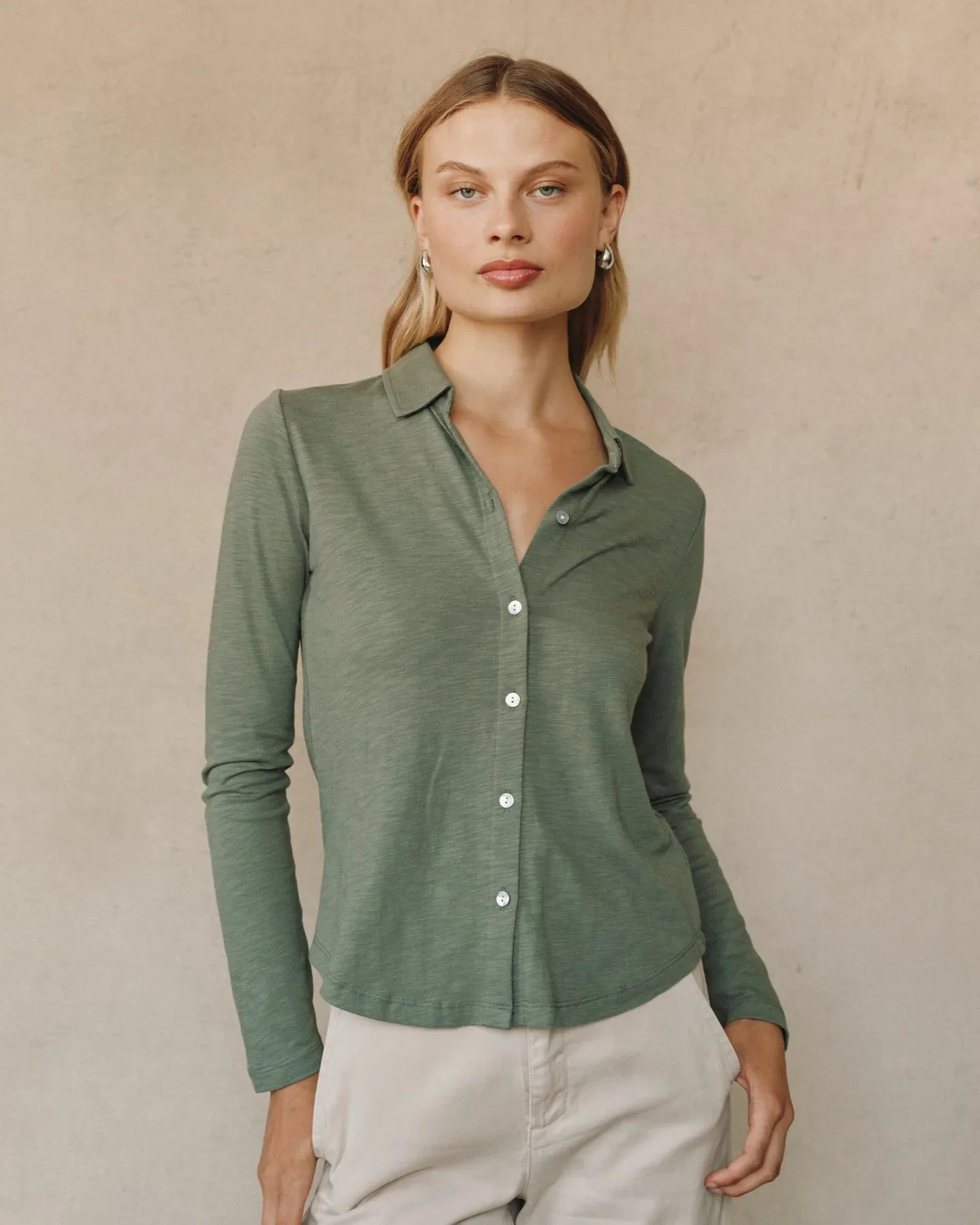 Button Up Knit Top - Image 5