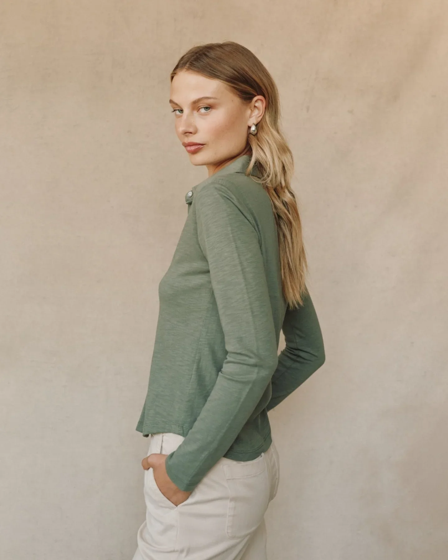 Button Up Knit Top - Image 7
