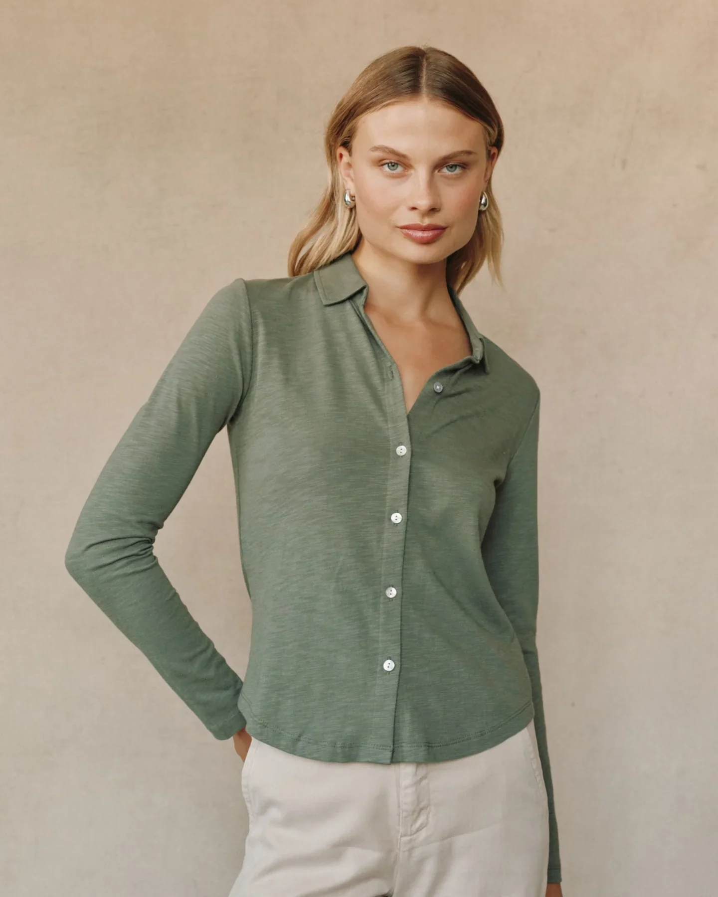 Button Up Knit Top - Image 8