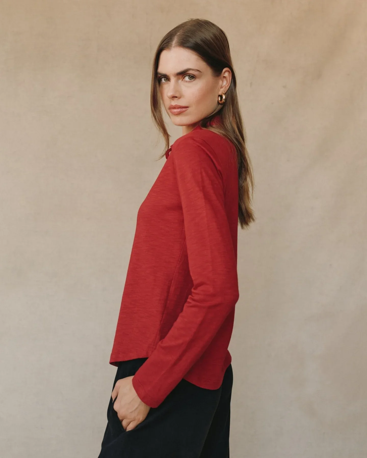 Button Up Knit Top - Image 9