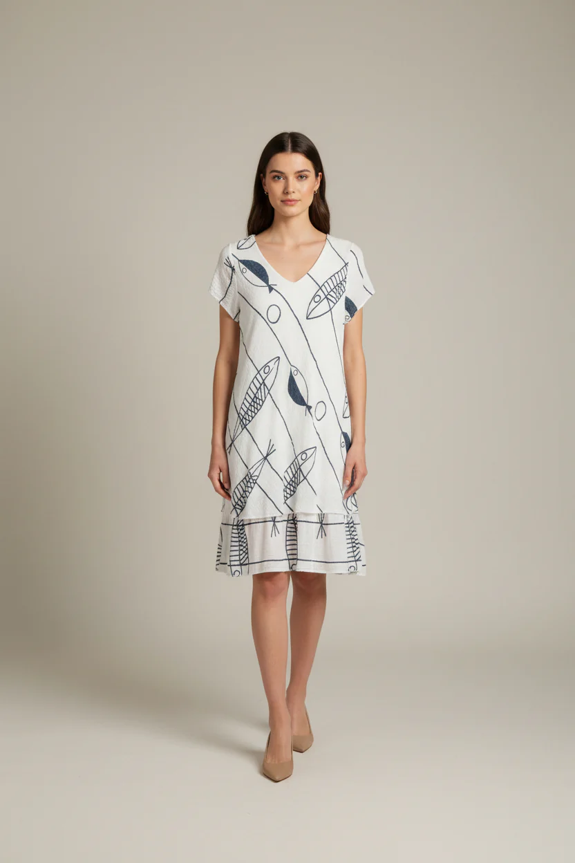 CAP SLEEVE DRESS