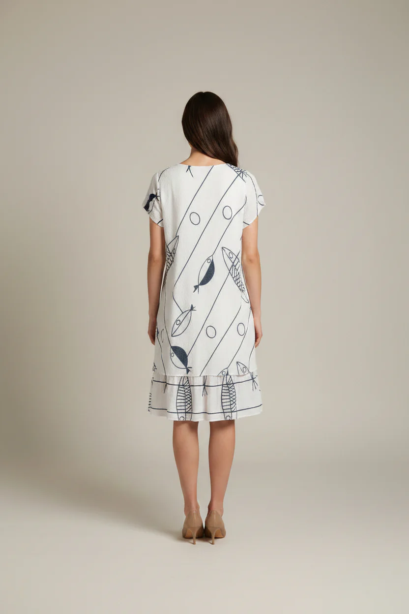 CAP SLEEVE DRESS - Image 2