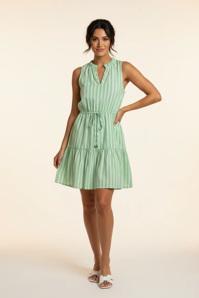 CAROL STRIPED DRESS - Image 4