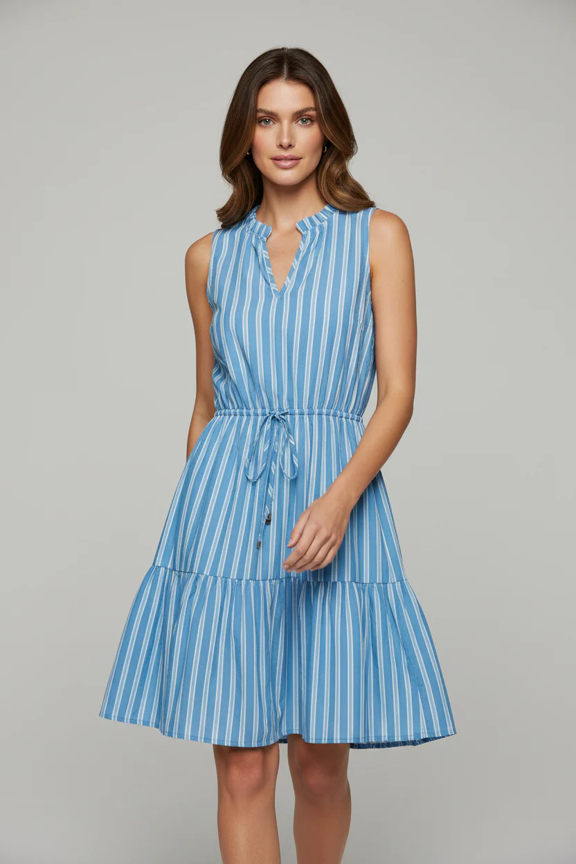 CAROL STRIPED DRESS - Image 5