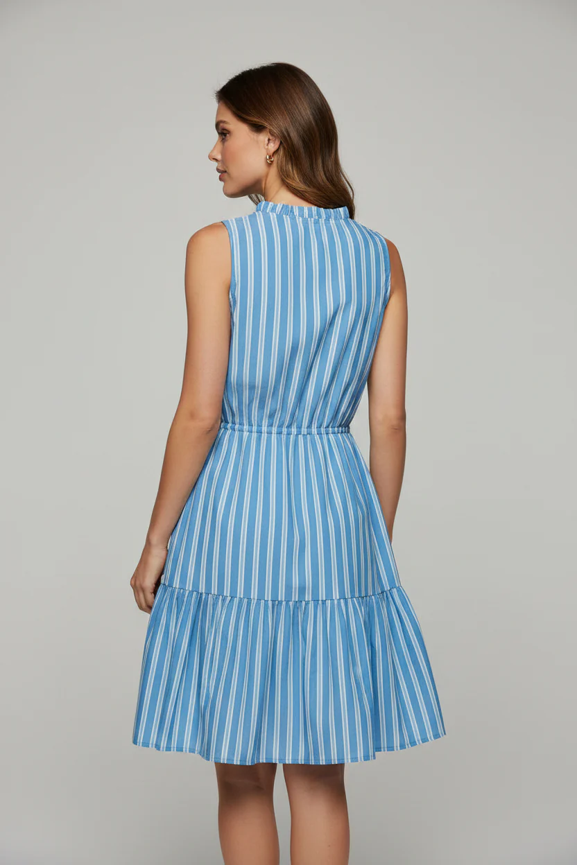 CAROL STRIPED DRESS - Image 6