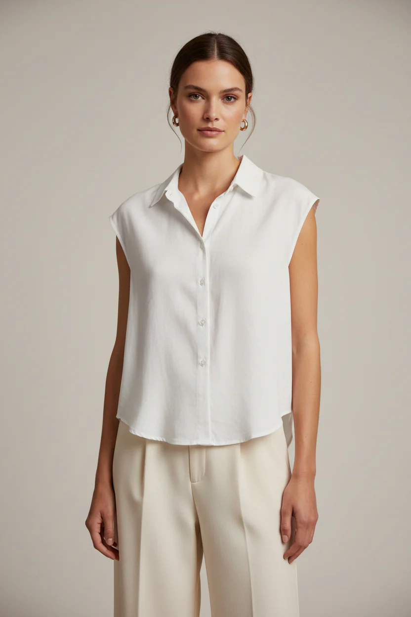 CLASSIC CUT,CAPPED SLEEVE BUTTON - Image 3