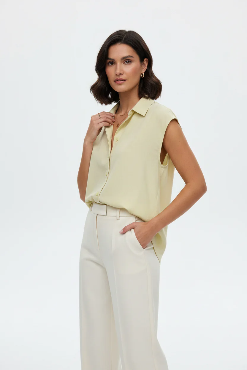CLASSIC CUT,CAPPED SLEEVE BUTTON - Image 4