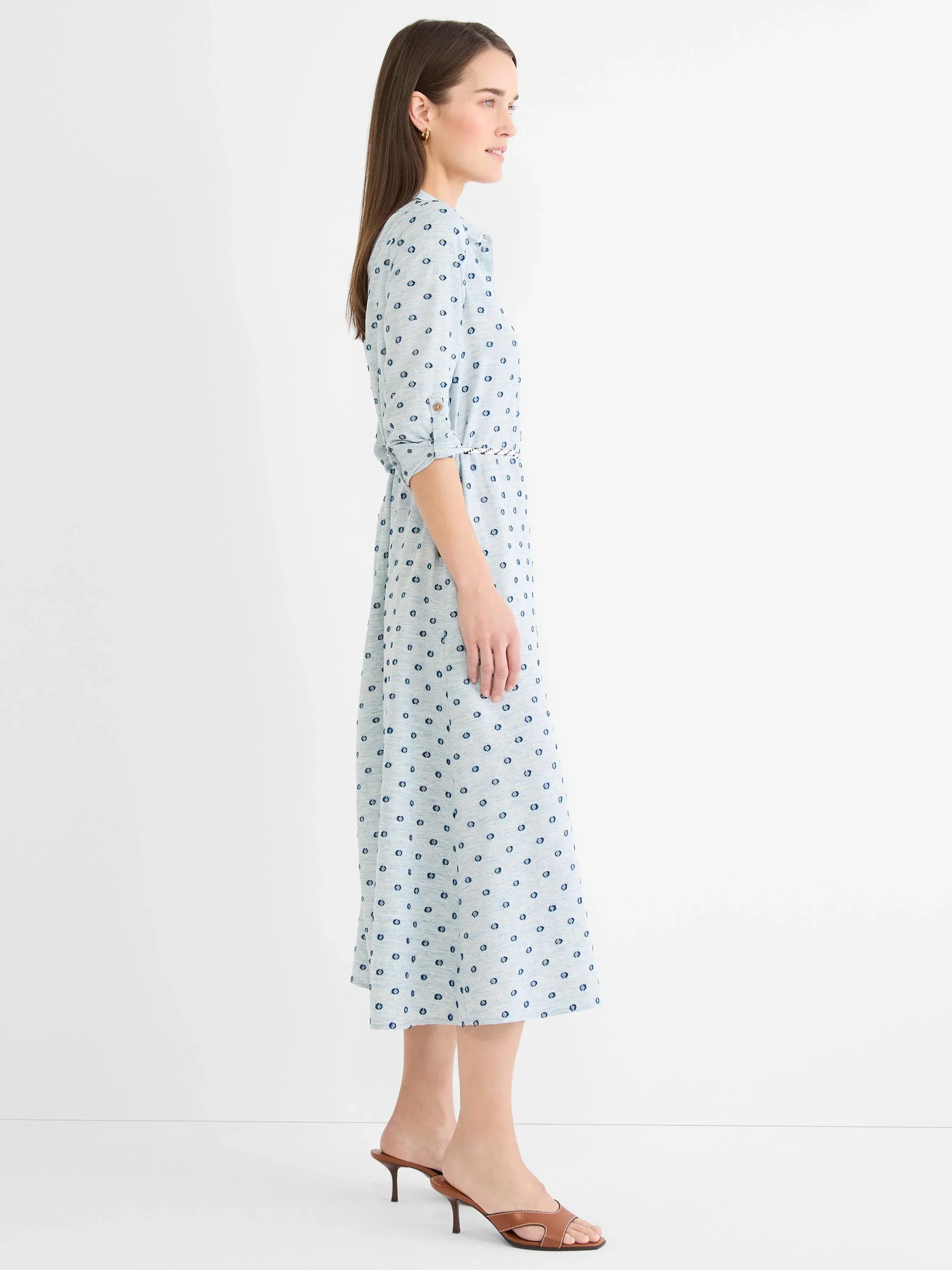 Clipped Dot Liana Shirt Dress - Image 2