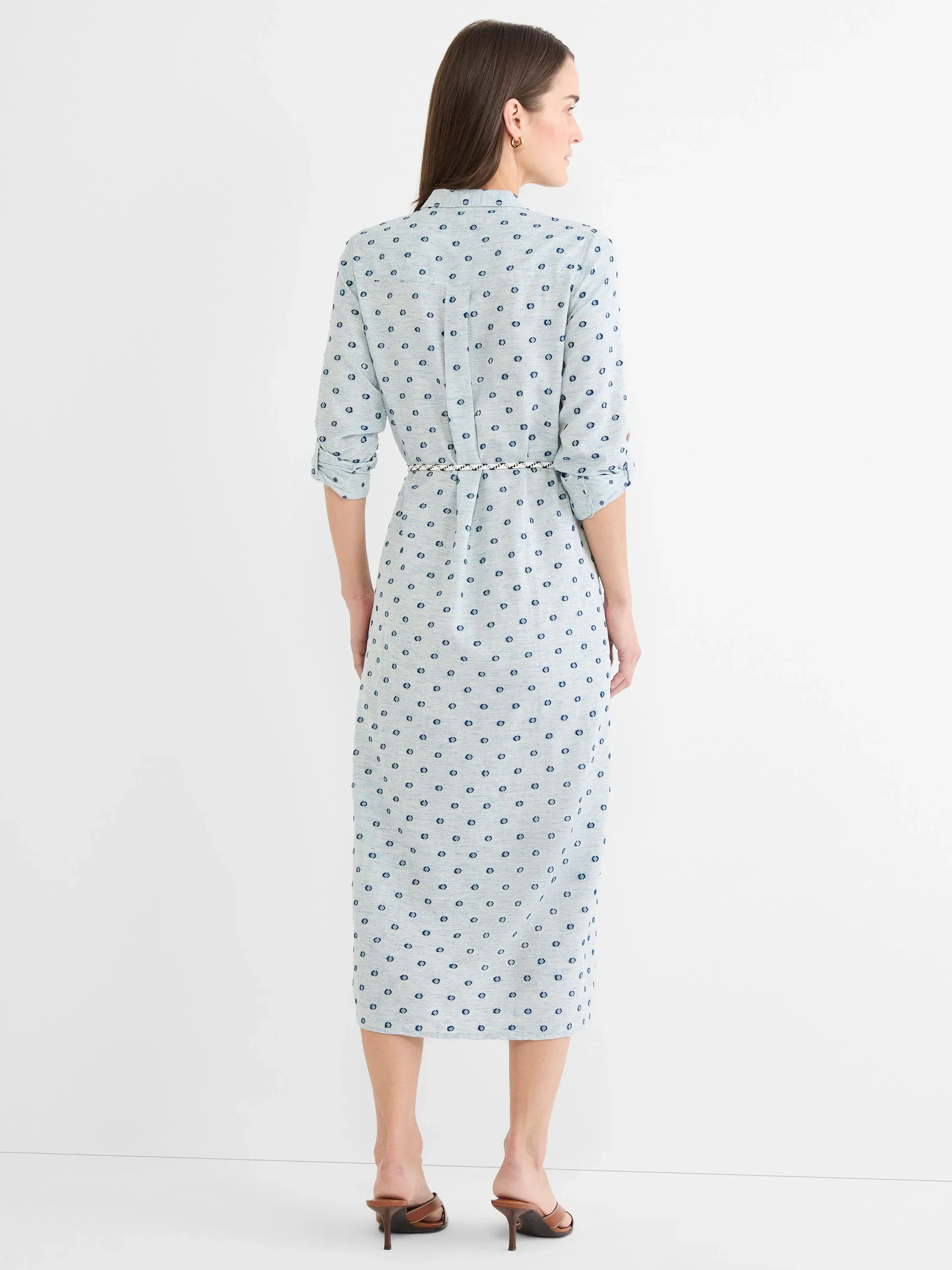 Clipped Dot Liana Shirt Dress - Image 3