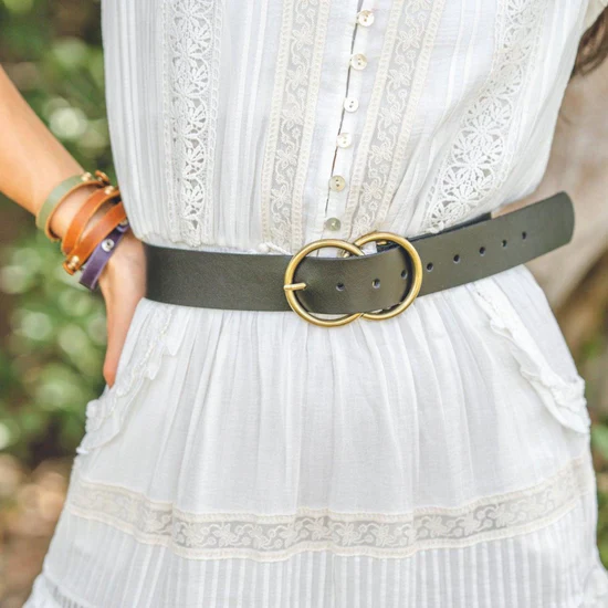 Double Circle Buckle Belt - Image 4