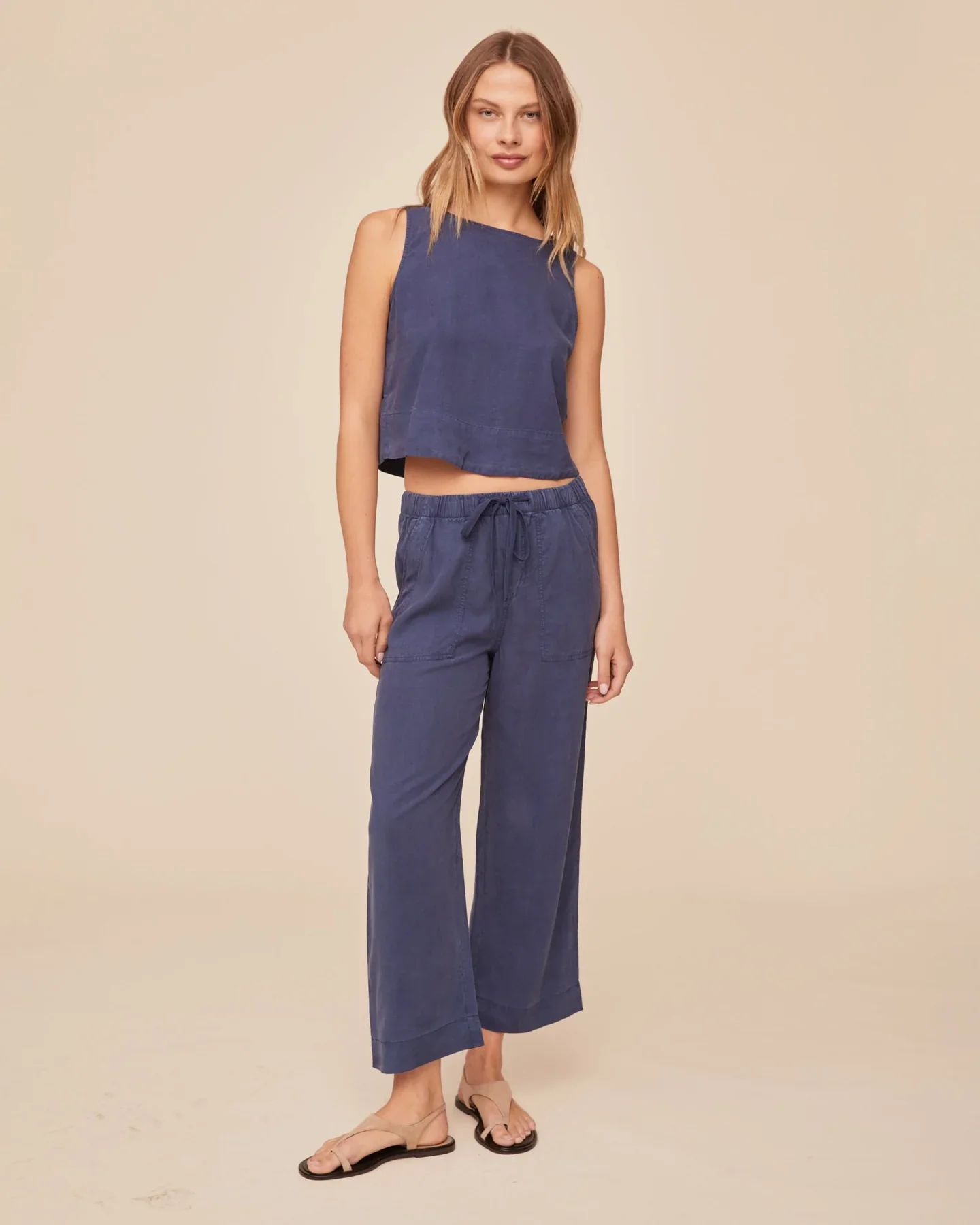 Easy Pocket Wide Leg Crop - Image 4