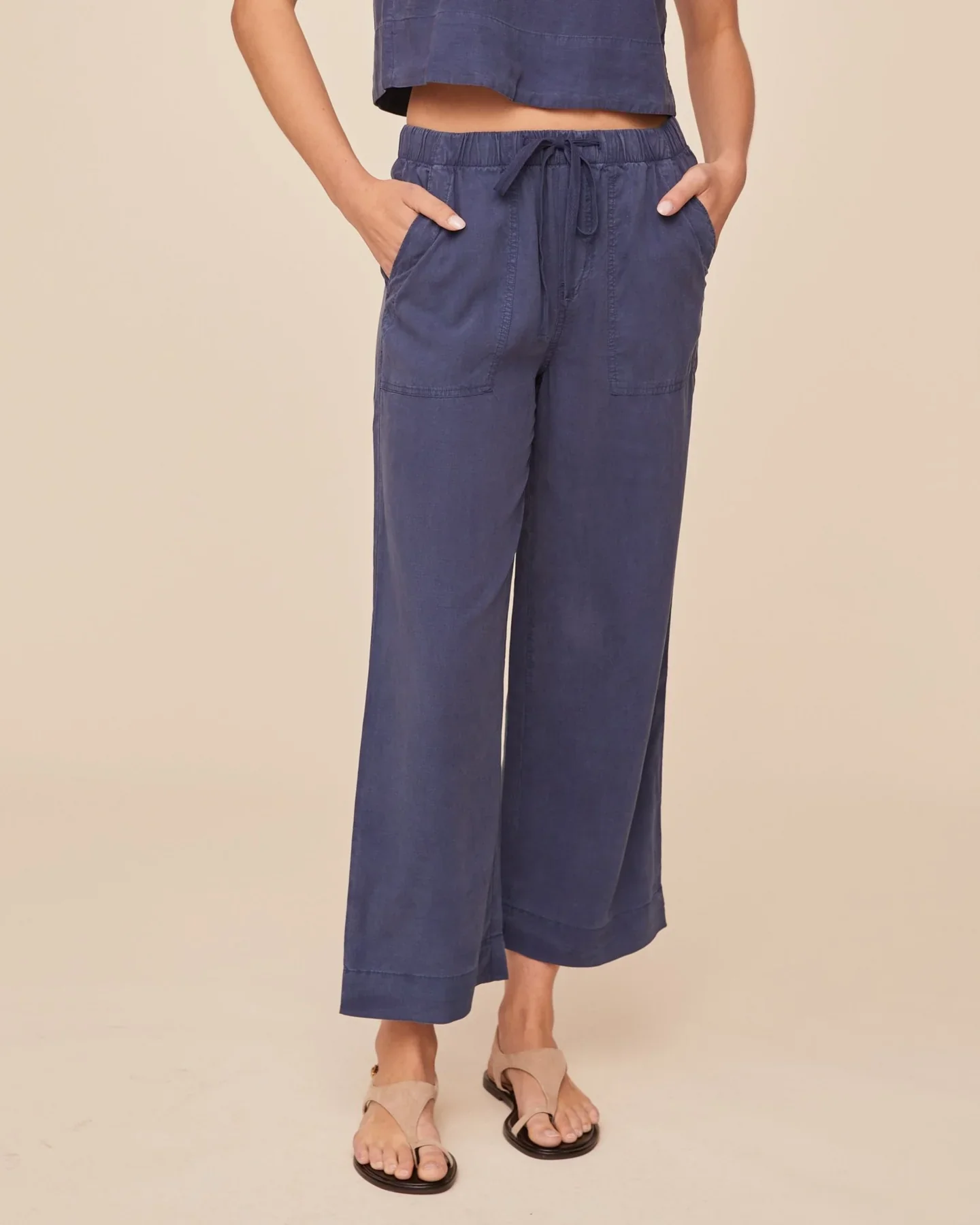 Easy Pocket Wide Leg Crop - Image 5
