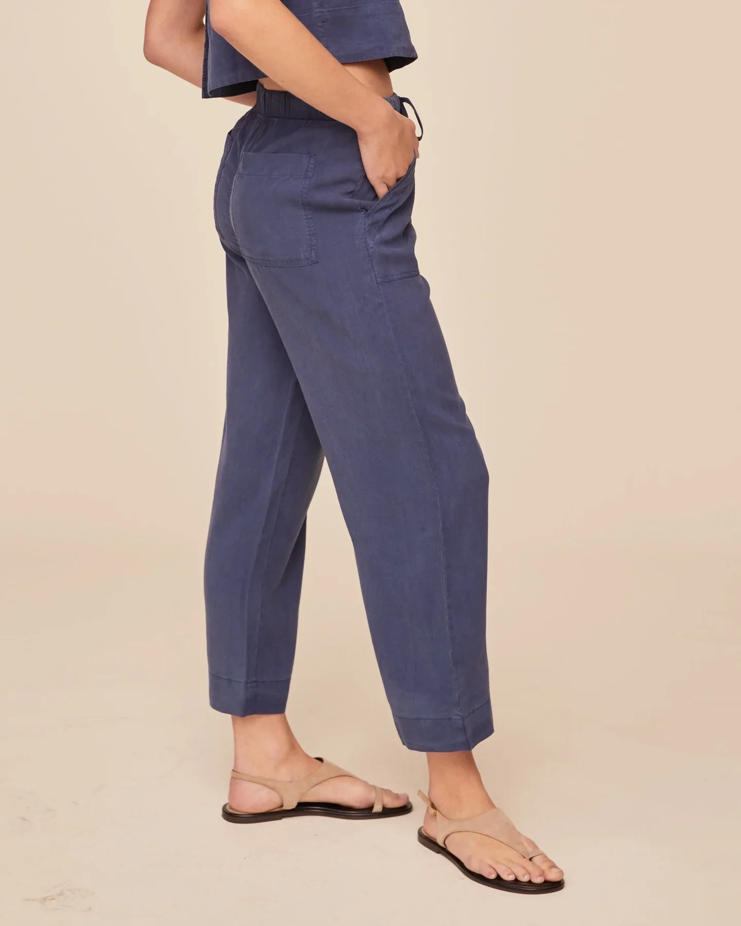 Easy Pocket Wide Leg Crop - Image 6