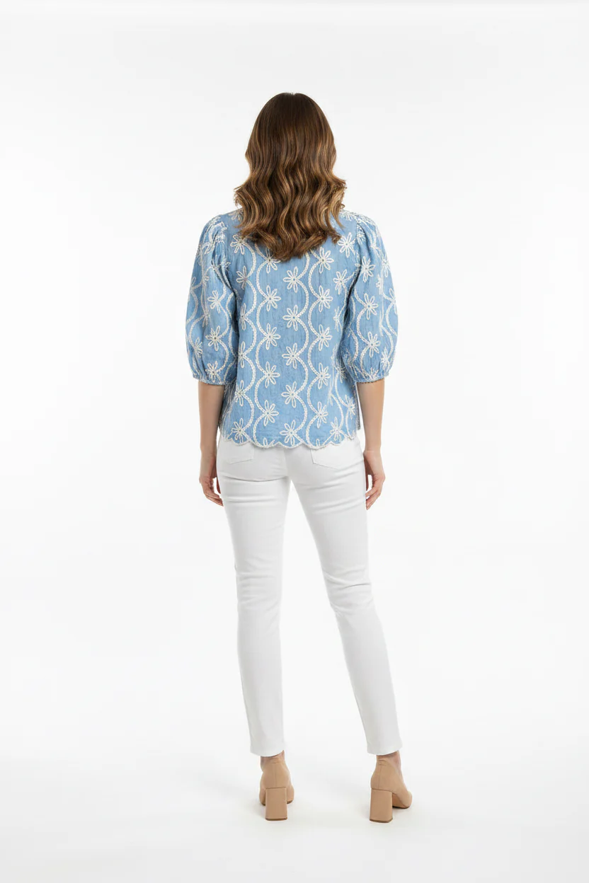 EMBROIDERED TOP - Image 2