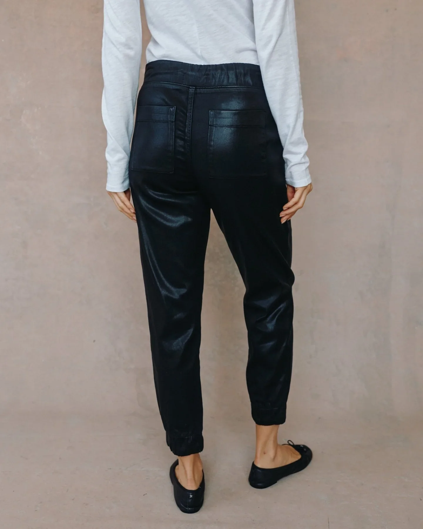 Faux Leather Chelsea Pocket Jogger - Image 3