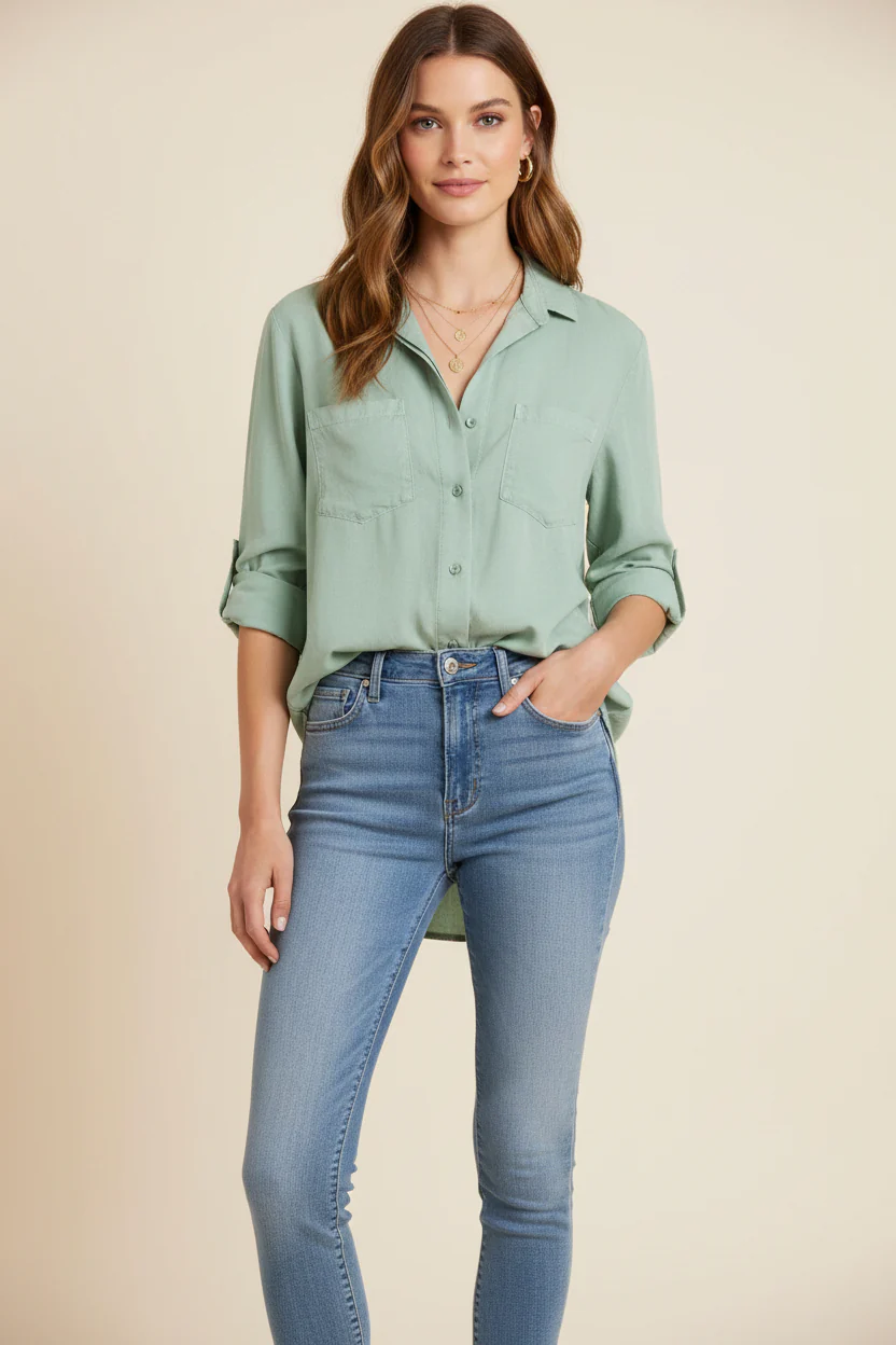 Split Back Button Down - Image 10