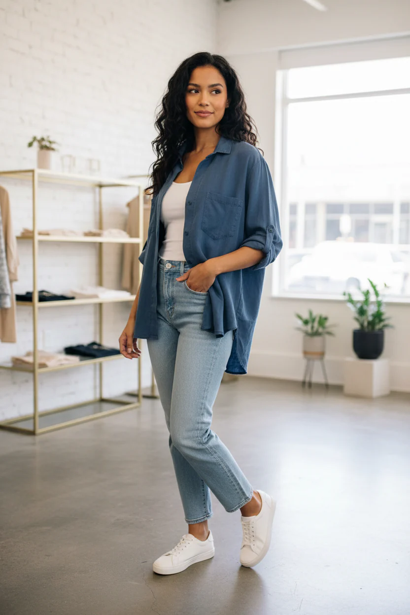Split Back Button Down - Image 7