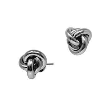 Knotted Stud Earring - Image 2