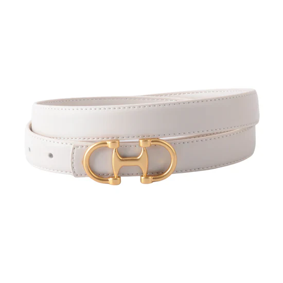 Leather Belt with Equestrian Buckle - Image 5