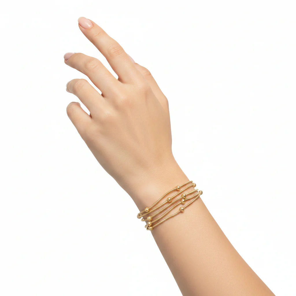 MULTI STRAND STRETCH BRACELETS (SET OF 6) - Image 3