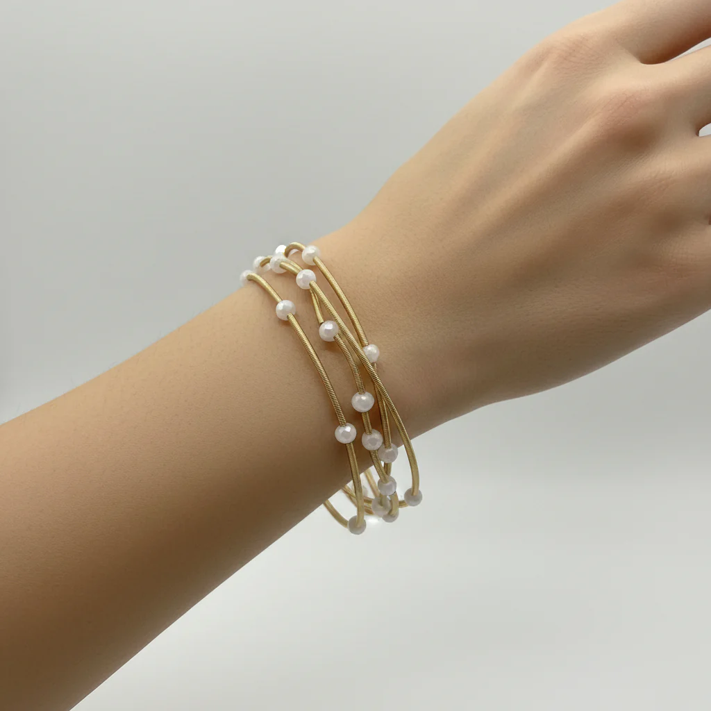 MULTI STRAND STRETCH BRACELETS (SET OF 6) - Image 4