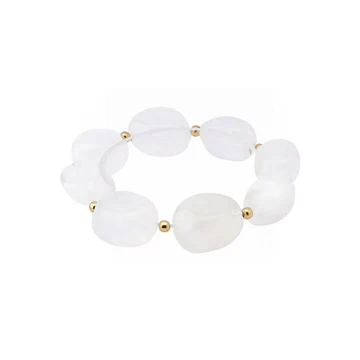 Natural Oval Stretch Bracelet - Image 3