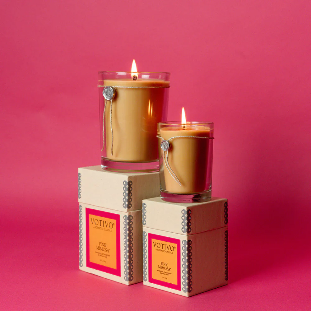 Pink Mimosa Aromatic Candle - Image 3