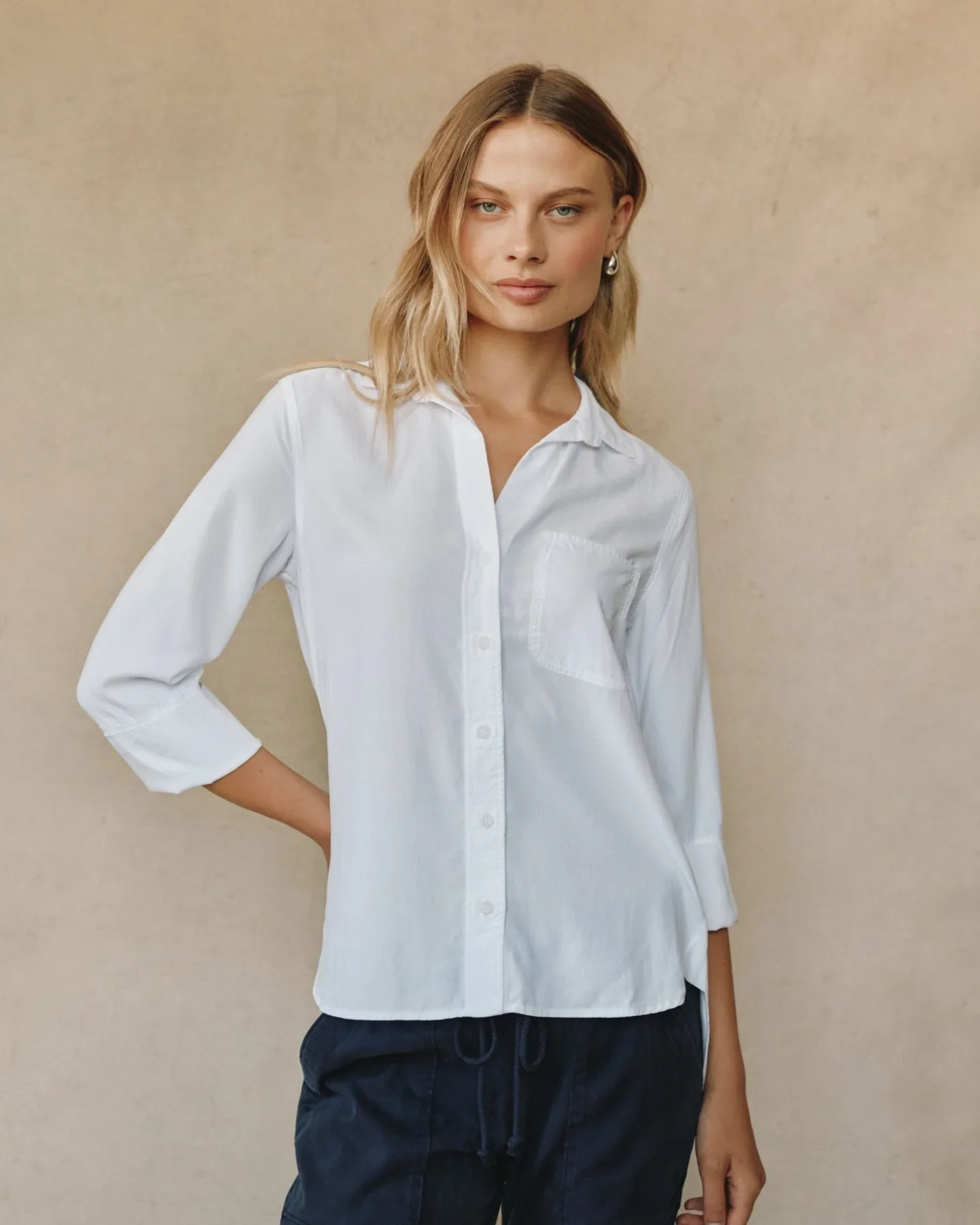 Shirt Tail Button Down