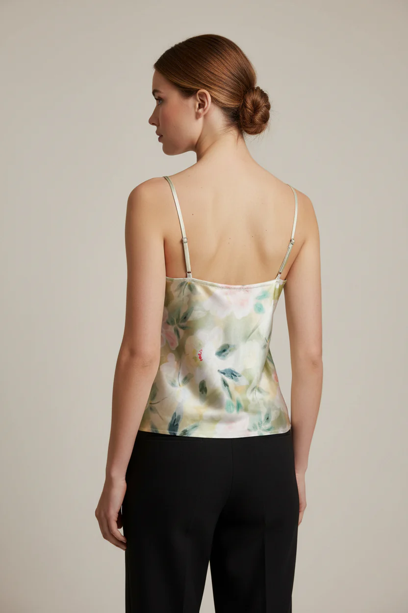 SATIN COWL NECK CAMI - Image 2