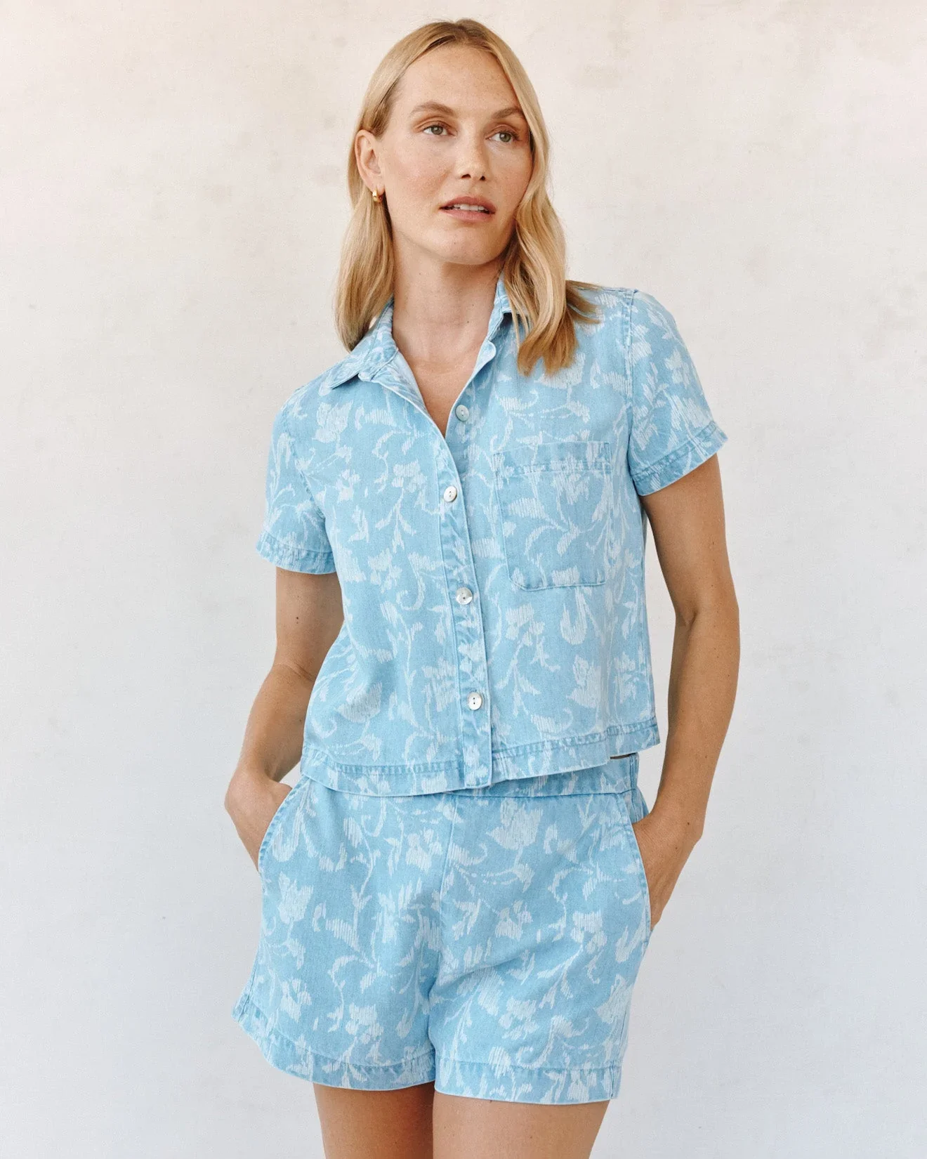 Short Sleeve Pocket Button Down - Image 5