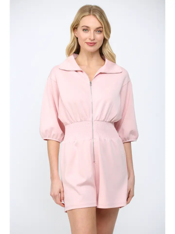 Smocked Waist Romper - Image 3