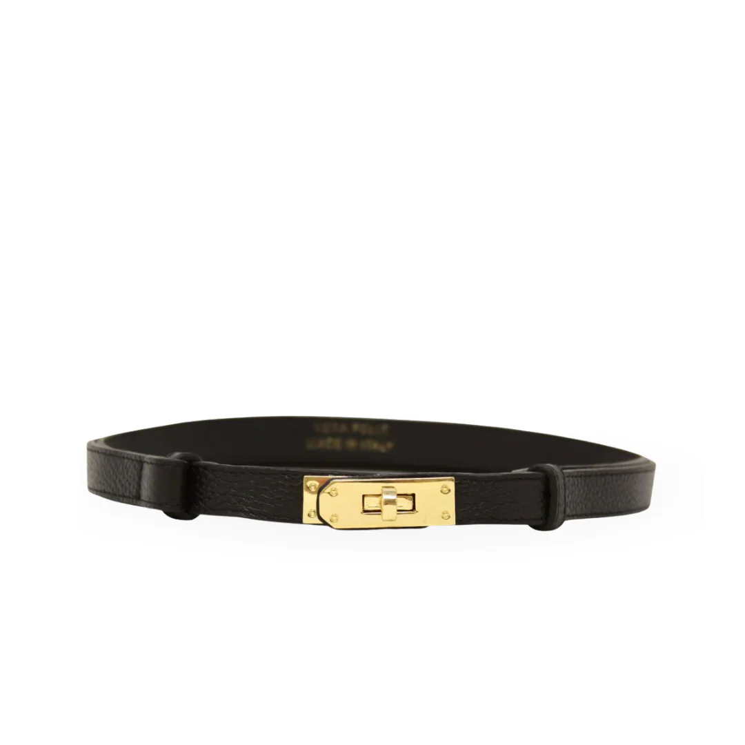 Italian Leather Adjustable Belt - Image 3