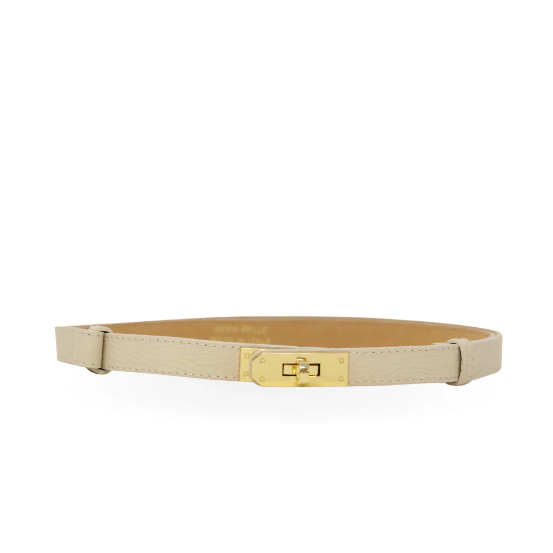 Italian Leather Adjustable Belt - Image 4